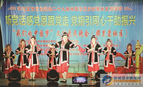 文化惠民暖人心——防城區(qū)文藝宣傳隊(duì)走進(jìn)水營(yíng)街道那里蒙社區(qū)開展交流演出